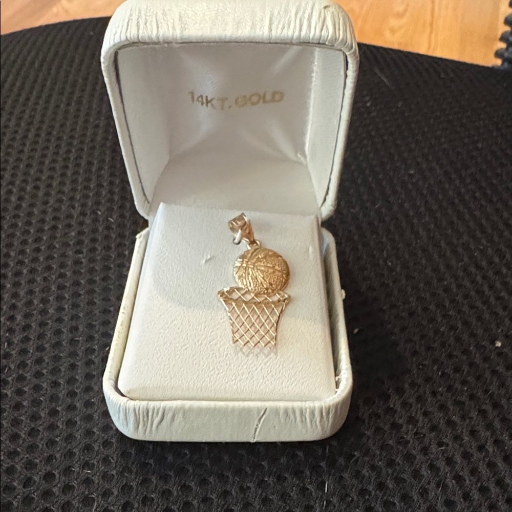 JCPenney 14K Gold Basketball Pendant